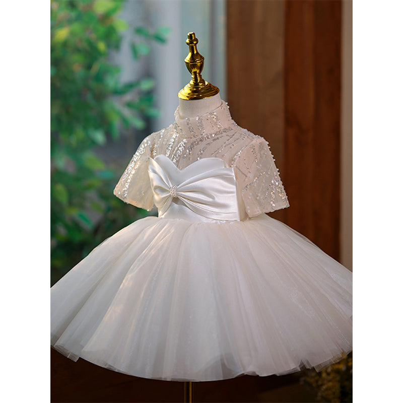 Cute Baby Girl Birthday Dress Toddler Fluffy Party Princess Dress