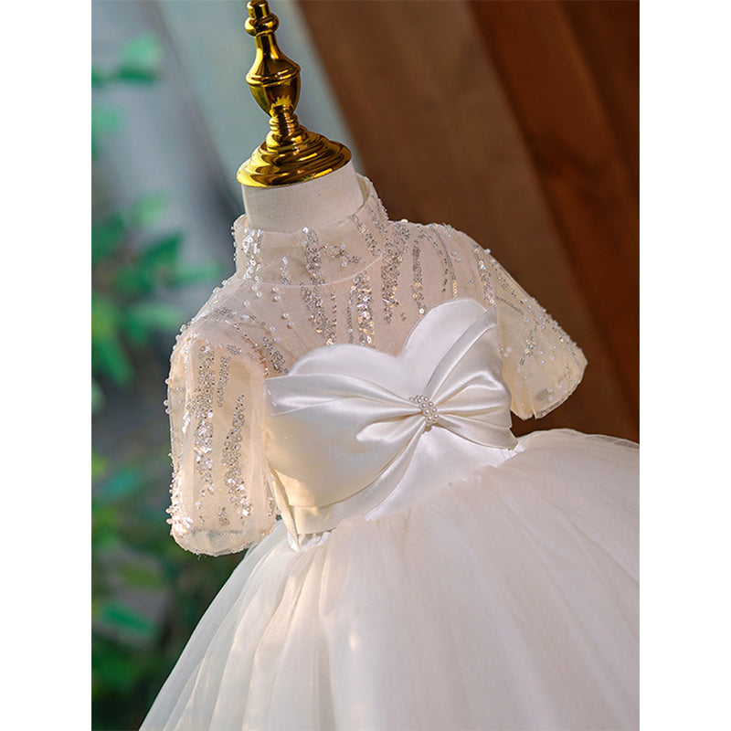 Cute Baby Girl Birthday Dress Toddler Fluffy Party Princess Dress