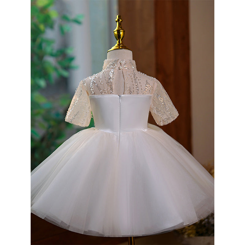 Cute Baby Girl Birthday Dress Toddler Fluffy Party Princess Dress