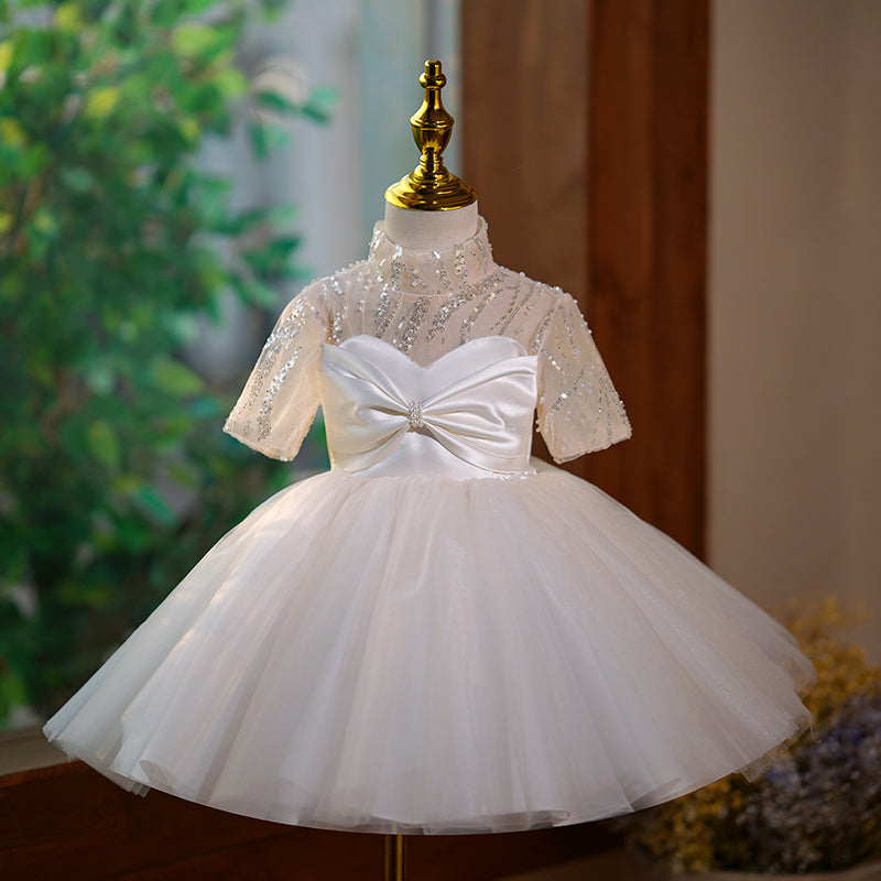 Cute Baby Girl Birthday Dress Toddler Fluffy Party Princess Dress